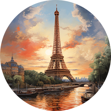 Eiffeltoren olieverf