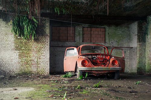 Volkswagen Käfer in der Werkstatt