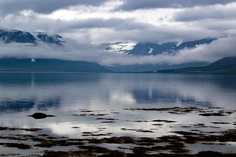 Fjord op IJsland: Bergen, water, lucht van Anne Ponsen