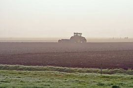 werken in de mist von Pyter de Roos