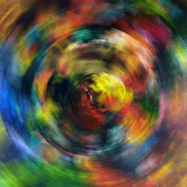 Summer fairy tale spiral by KW Malerei