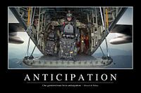 STK107063M-Anticipation: Inspirerende Quote en Motiverende Poster