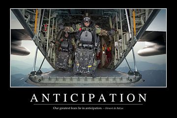 STK107063M-Anticipation: Inspirerende Quote en Motiverende Poster van Stocktrek Images