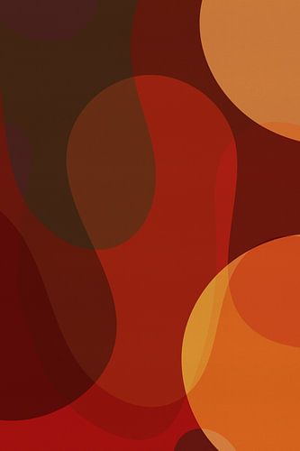 Jaren 70 Spirit in organische lagen