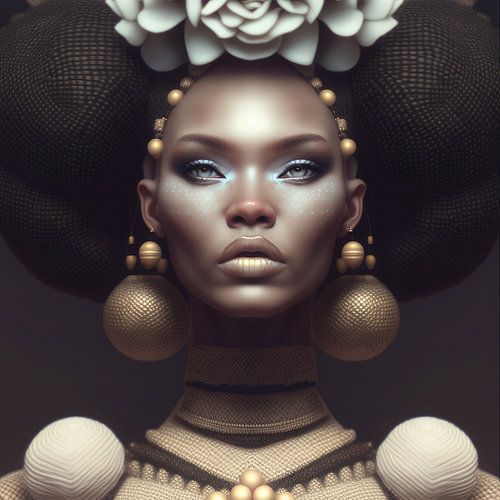 Portret "Queen of the earth"