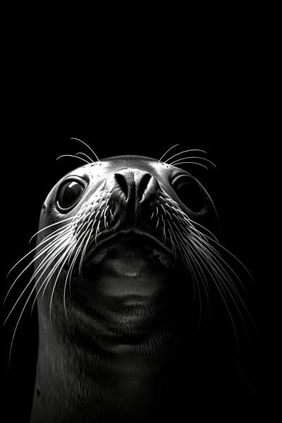 Gewone zeehond van Poster Art Shop