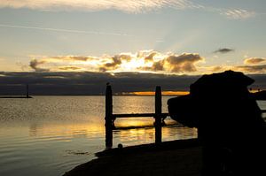 Lever du soleil au Grevelingenmeer