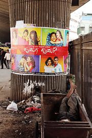 Werbung in Indien, Bangalore von Simon Koy