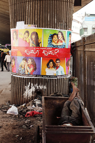 Publicité en Inde, à Bangalore