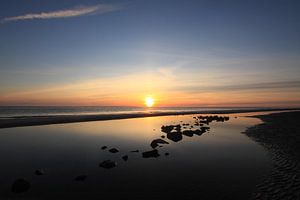 Ameland/Zonsondergang  von Rinnie Wijnstra