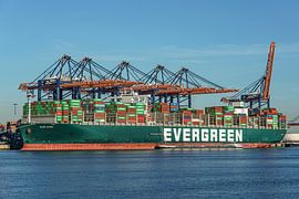 Porte-conteneurs Ever Given de Evergreen. sur Jaap van den Berg