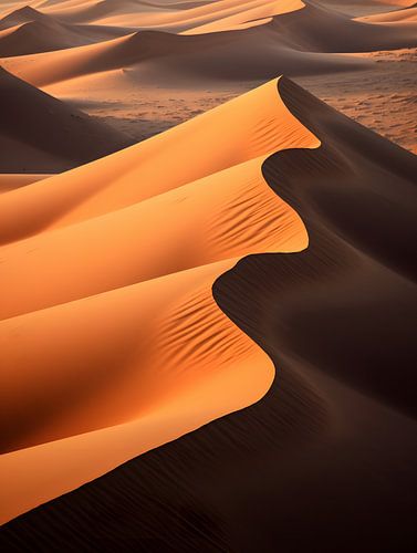 Sand dunes in Namibia's desert