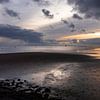 Sunset at the Wadden Sea on Ameland by Anouschka Hendriks