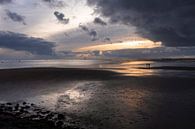 Sunset at the Wadden Sea on Ameland by Anouschka Hendriks thumbnail