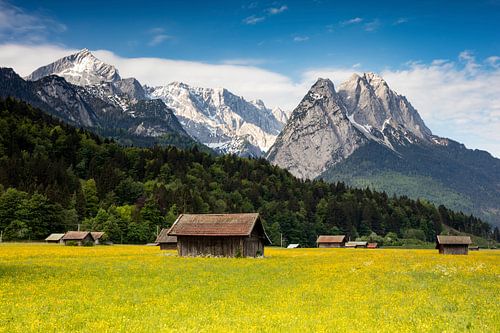 Vue sur la Zugspitze sur Andreas Müller