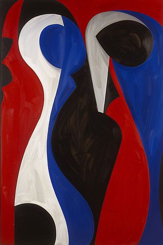 Abstracte kleurrijke vormen in moderne stijl