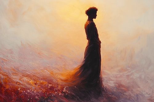 Solitary Grace at Sunrise