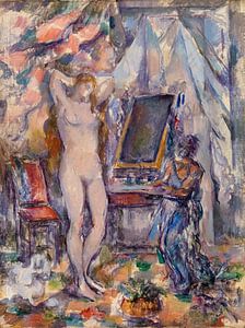 La Toilette, Paul Cézanne (ca. 1885–1890) van Atelier Liesjes