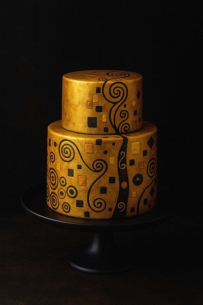 Strudel der Schönheit - Eine Torte als Hommage an Klimt von Moonheart Artworks