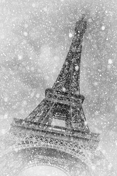 PARIS Eiffeltoren | fantastische winterse magie van Melanie Viola