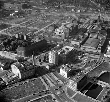 Rotterdam Coolsingel en Blaak anno 1955 van Roel Dijkstra