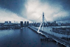 Die Erasmusbrücke in Rotterdam