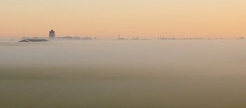 Zierikzee in the morning fog