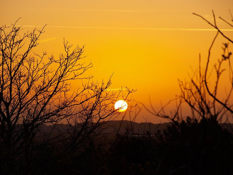 Zonsondergang op Terschelling van Rinke Velds