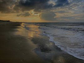 Strand in Hargen aan zee von cobofoto