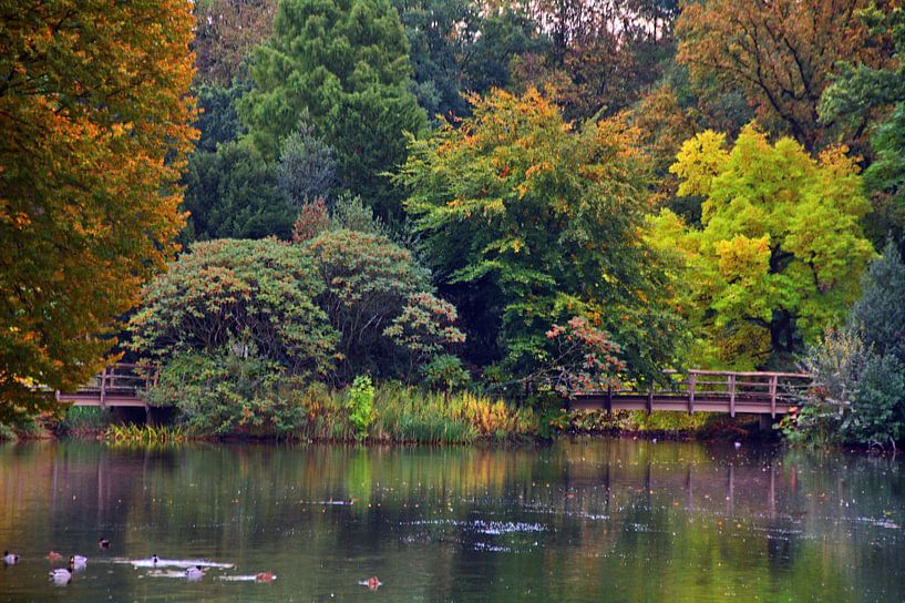 Herfstbrug van Edgar Schermaul