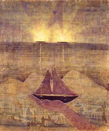 Mikalojus Konstantinas Čiurlionis - Sonate nr. 5 (Zeesonate). Andante, 1908 van Atelier Liesjes