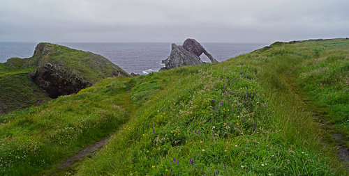 Bow Fiddle Rock Rotsboog in Schotland