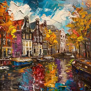 Herbstträume auf den Amsterdamer Grachten