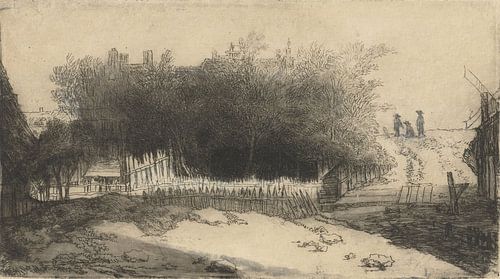 Landschap met een wit hek, Philips Koninck, 1659