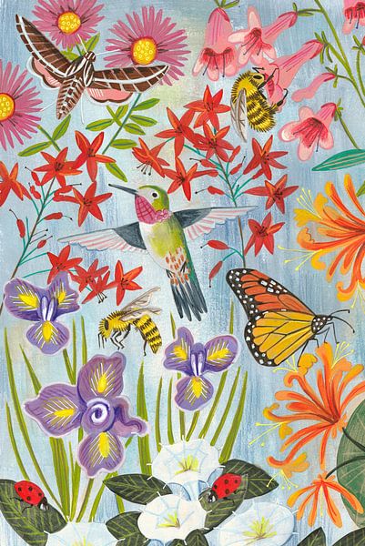 Bestäuber und Blumen von Caroline Bonne Müller