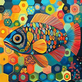 Colours Fish by Linda van Hagen