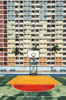 View of Choi Hung public housing estate in Kowloon, Hong Kong