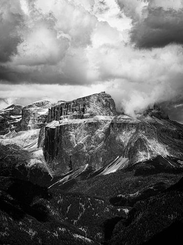 Dolomites on a cloudy day