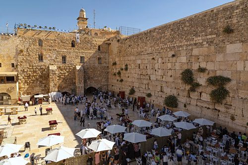 The Wailing Wall or Western Wall, Jerusalem, Israel, Middle East