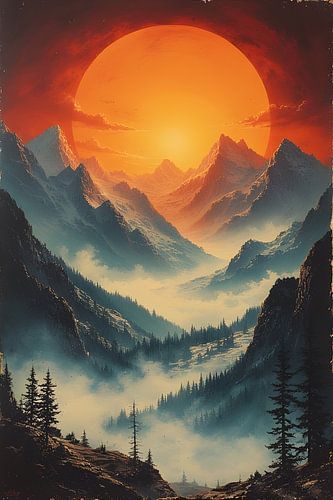 Soleil sur les sommets