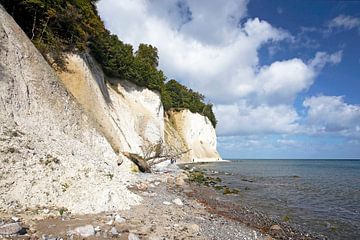 Krijtrotsen op het eiland Rügen van Frank Herrmann