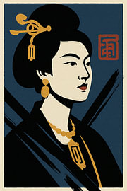 Tang-Kaiserin — Grafische Eleganz von Dream Designs art work