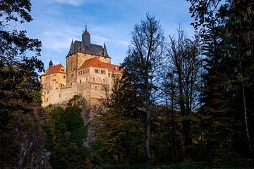 Knight castle Kriebstein in Saxony by Roland Brack