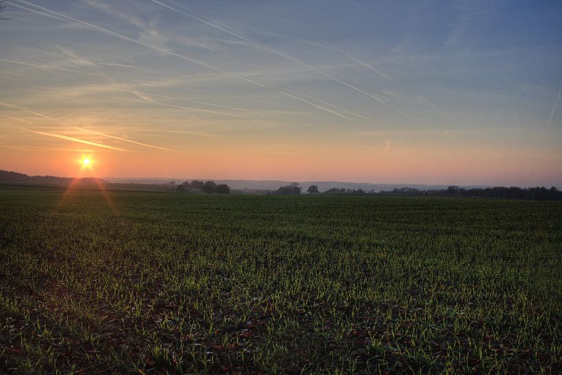 Zonsondergang van MSP Canvas