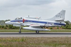 McDonnell Douglas A-4 Skyhawk während der Phantom Pharewell.