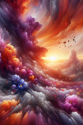 Flower storm at Sunset (4)