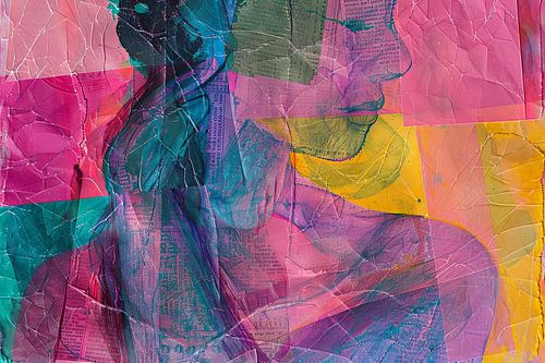 Digitaal abstracte moderne kunst