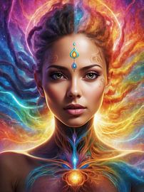 meditatie potret vrouwen van hisam colours