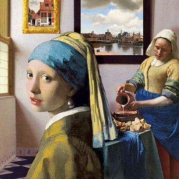 Vermeer's Girls van Marja van den Hurk