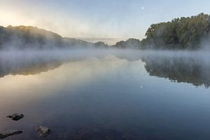 Lever de soleil au Cranenweyer avec la brume montante